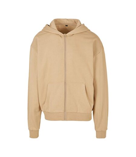 Sweat À Capuche Adulte Beige Build Your Brand