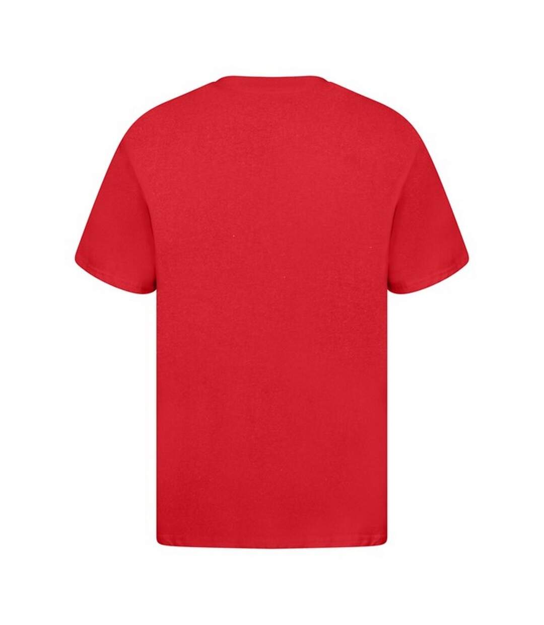 Classic Mens Ringspun Tee Red Casual-3