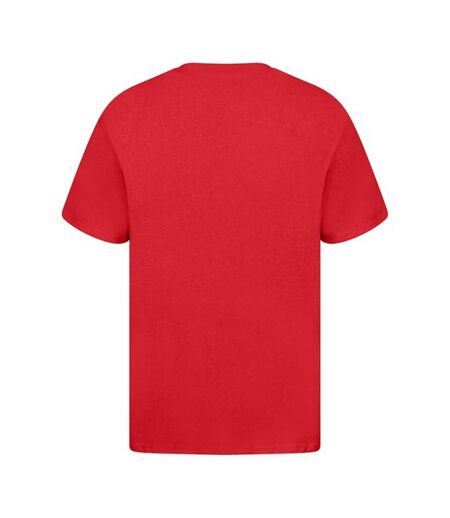 Classic Mens Ringspun Tee Red Casual