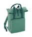 Bagbase Unisex Adult Roll Top Twin Handle Knapsack (Sage Green) (One Size) - UTPC4887