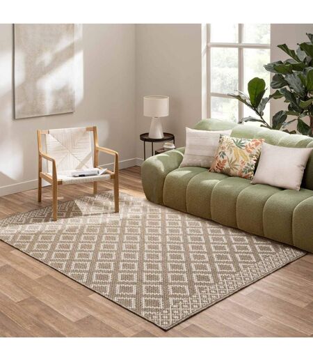 Tapis Tissé Plat Meandro 160x230cm Naturel