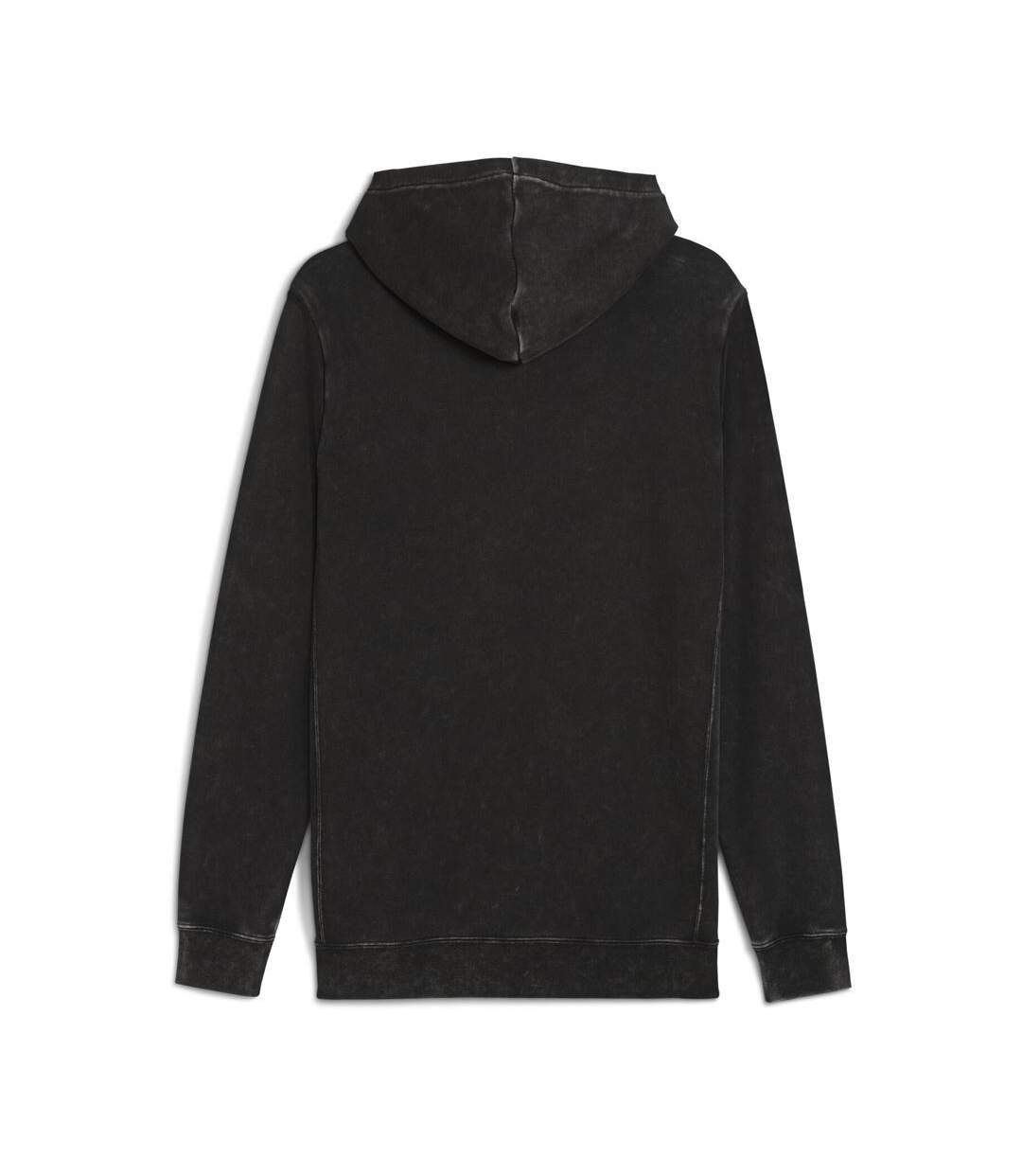 Sweat à capuche noir homme puma class washed-2