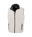 Mens Core Printable Soft Shell Bodywarmer White Black Result-1