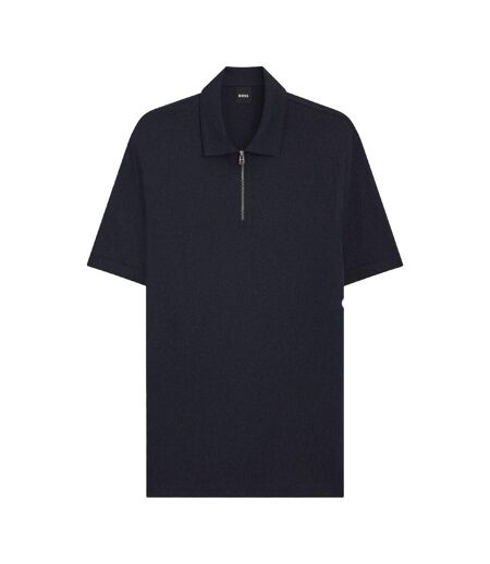 Polo Paras Homme Bleu Foncé Boss