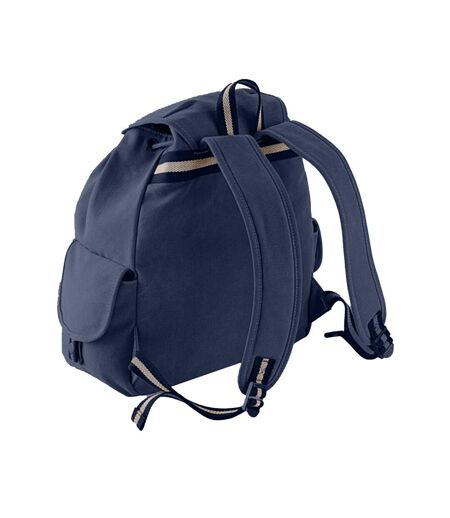 Vintage Canvas Backpack One Size Oxford Navy Quadra
