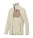 Veste Polaire Col Montant Motif/style Détail Contrasté Frankie Homme Blanc Cassé Gris Kaki Regatta-4