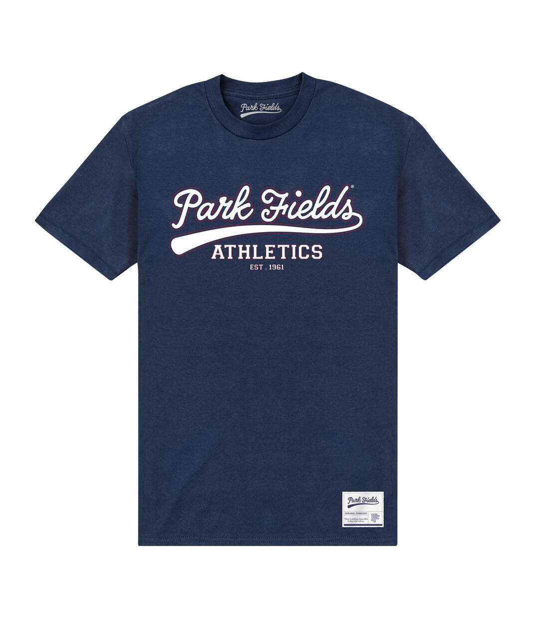 T-shirt sixty one adulte bleu marine Park Fields-1