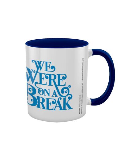 Friends - Mug ON A BREAK (Blanc / Bleu) (Taille unique) - UTPM2374
