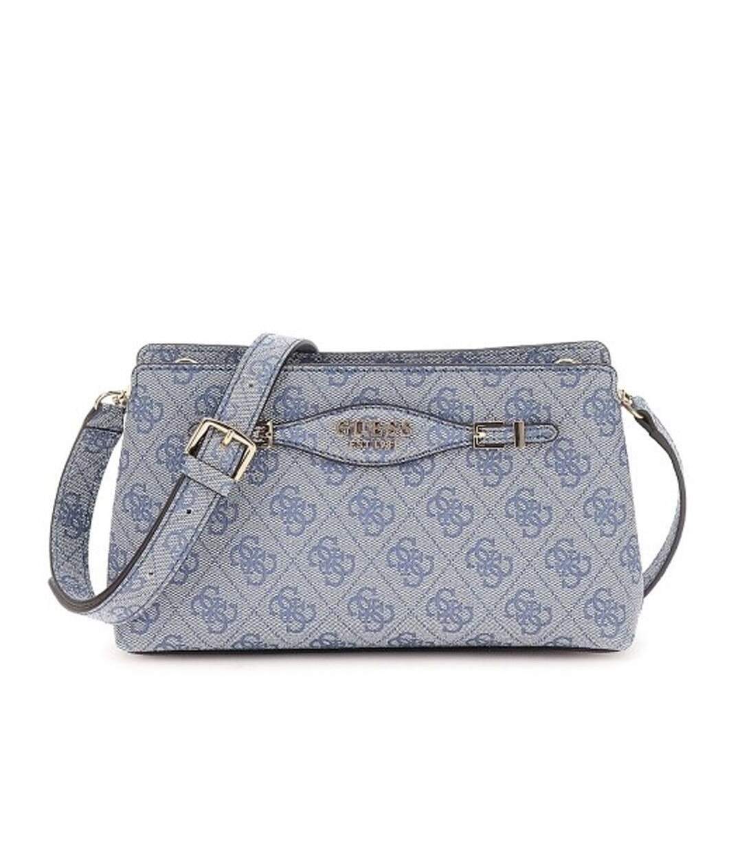 Sac à bandoulière bleu femme guess katya-1