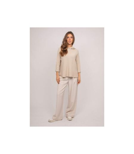 Pull capuche maille douce mélangée à l'alpaga KATTEM - Dona X Lisa