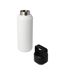 Astra Recycled Stainless Steel 600ml Insulated Water Bottle One Size White Floso-2