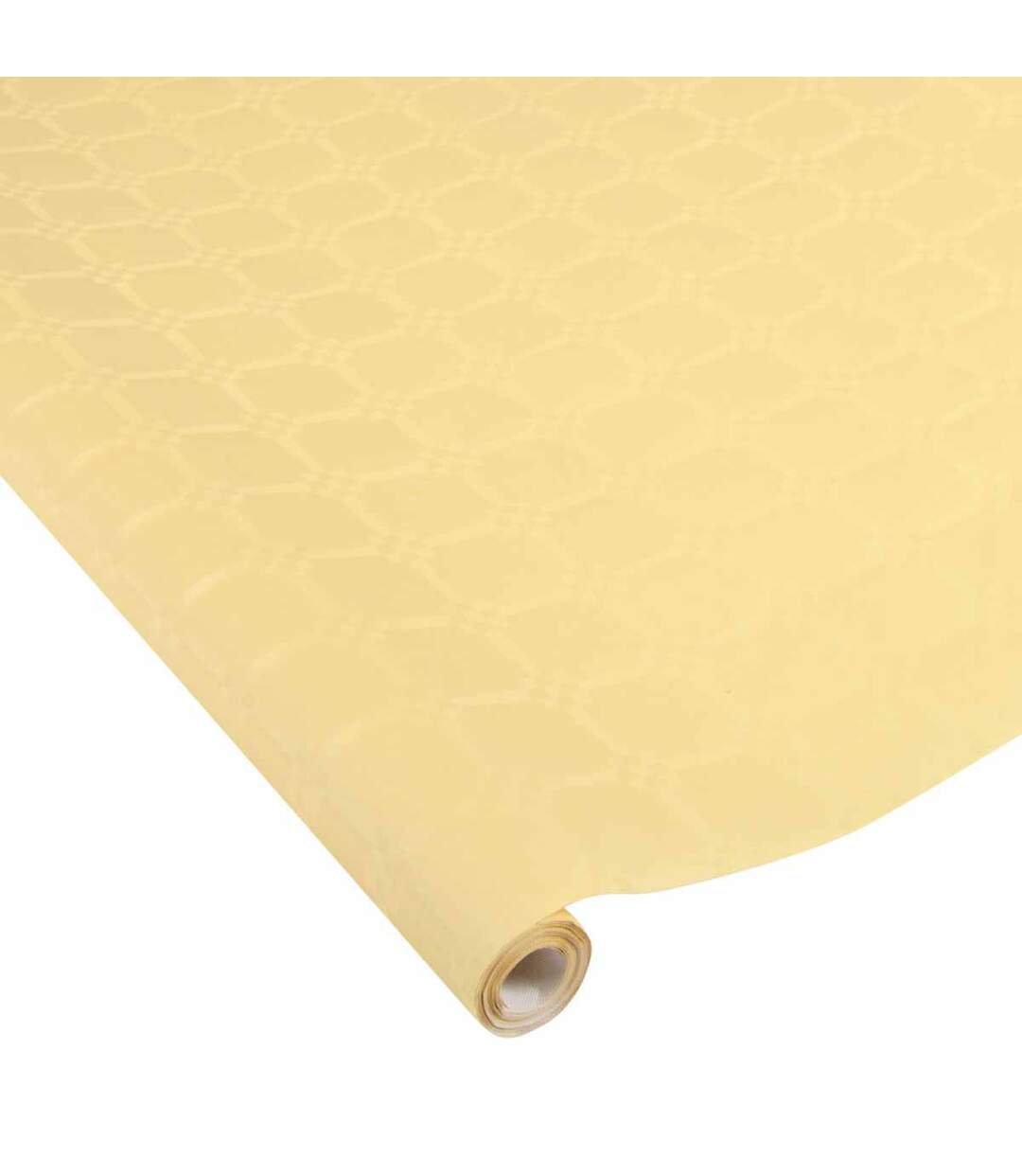 Nappe Papier Damassée 1,18x5m Crème-1