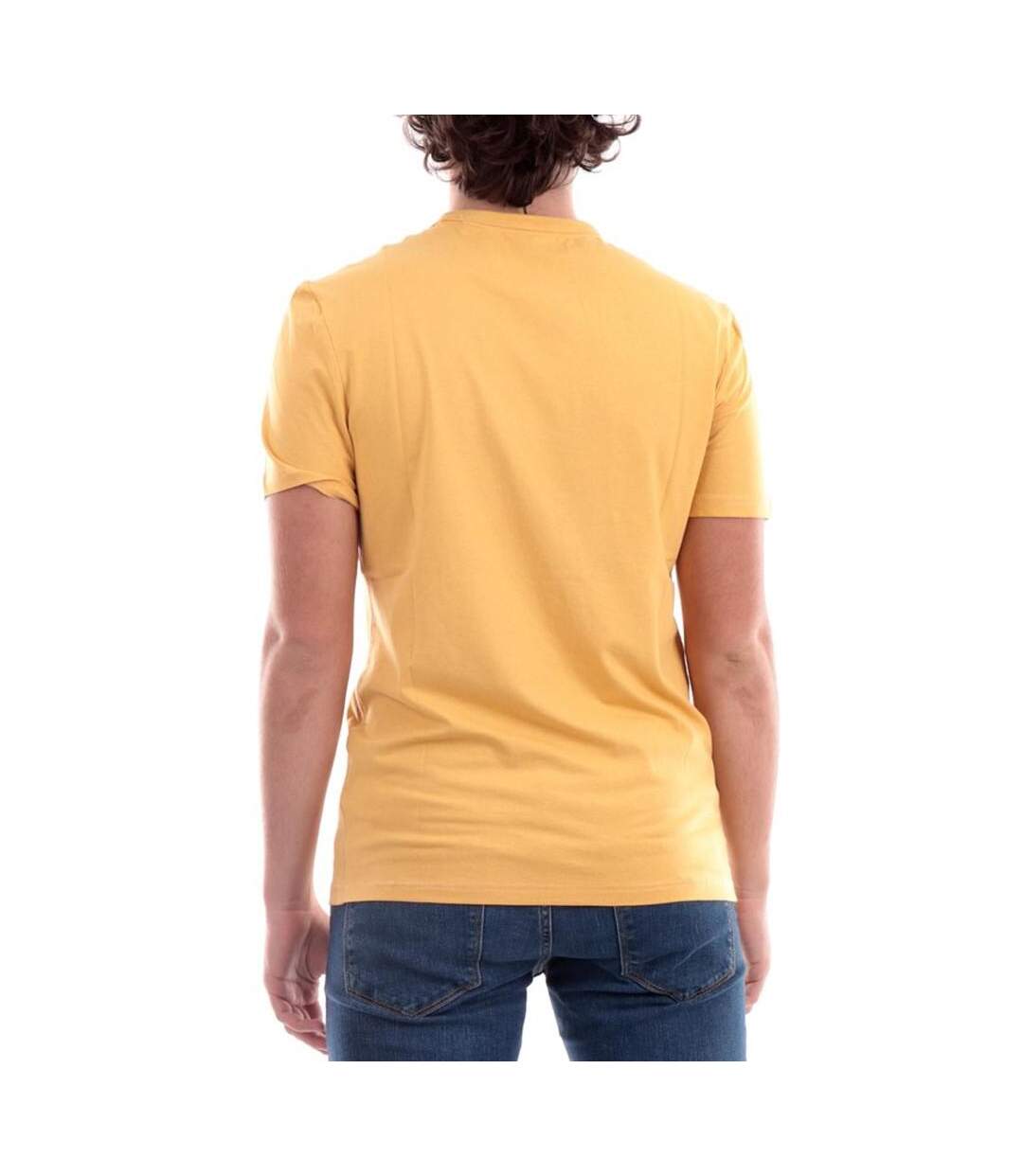 T-shirt Jaune Homme Guess Maksim - M