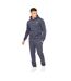 Mens Crufton Jogging Bottoms Navy Crosshatch-1