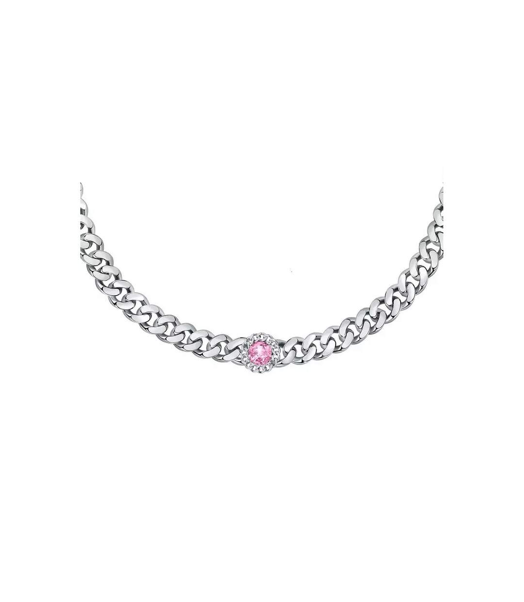 Bossy Necklace 38cm Silver Pink Chiara Ferragni-3