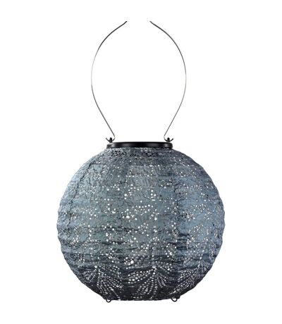 Lanterne solaire Round 20 cm Folia - Gris bleu