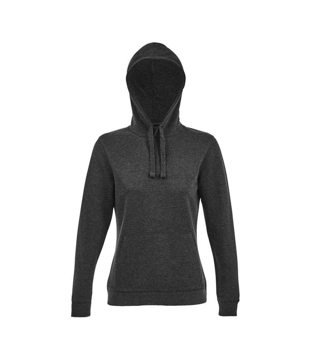 Sweat spencer femme charbon chiné SOLS-1