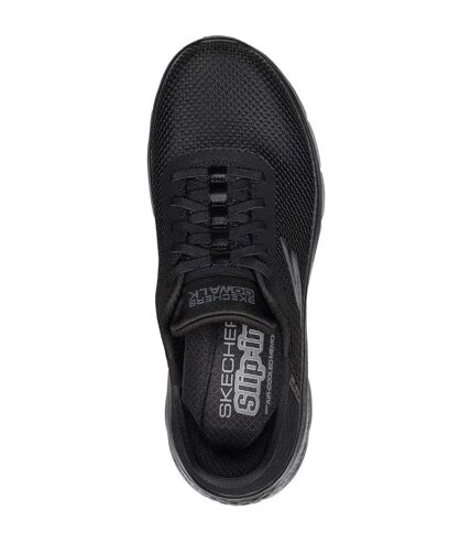 Womens/ladies go walk flex grand entry trainers black Skechers