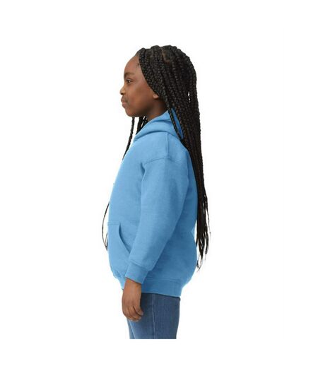 Sweat à capuche enfant bleuet clair Gildan
