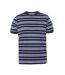 T-shirt d555 piccadilly homme bleu marine / blanc Duke-1