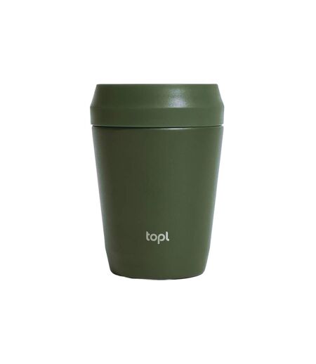 To go patented 360° lid stainless steel 235ml tumbler one size green Topl