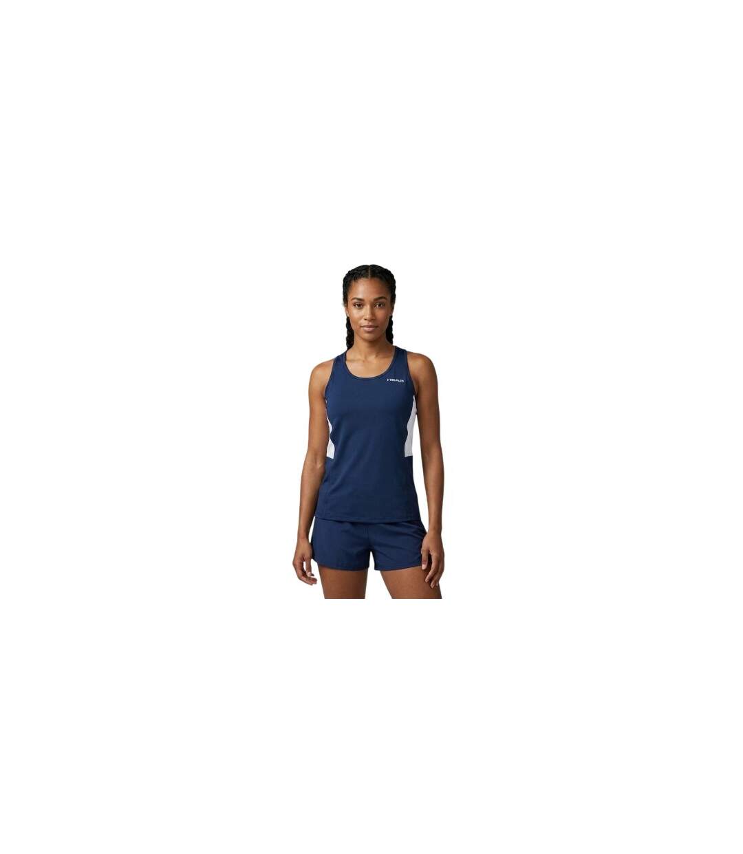 Débardeur Club Femme Bleu Head-1