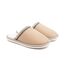OZABI Mules Femme Unies, Suédine Synthétique, Bordure Tressée Scandinave-3