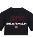 Mens Bearman Graphic Print Short-sleeved T-shirt Black AWD-3