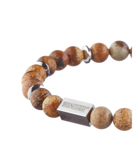 Bracelet marron/acier homme geographical norway 315058 - taille unique