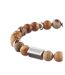 Bracelet marron/acier homme geographical norway 315058 - taille unique-3