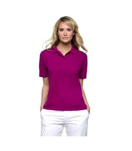 Kustom Kit Ladies Klassic Superwash Short Sleeve Polo Shirt (Magenta) - UTBC623
