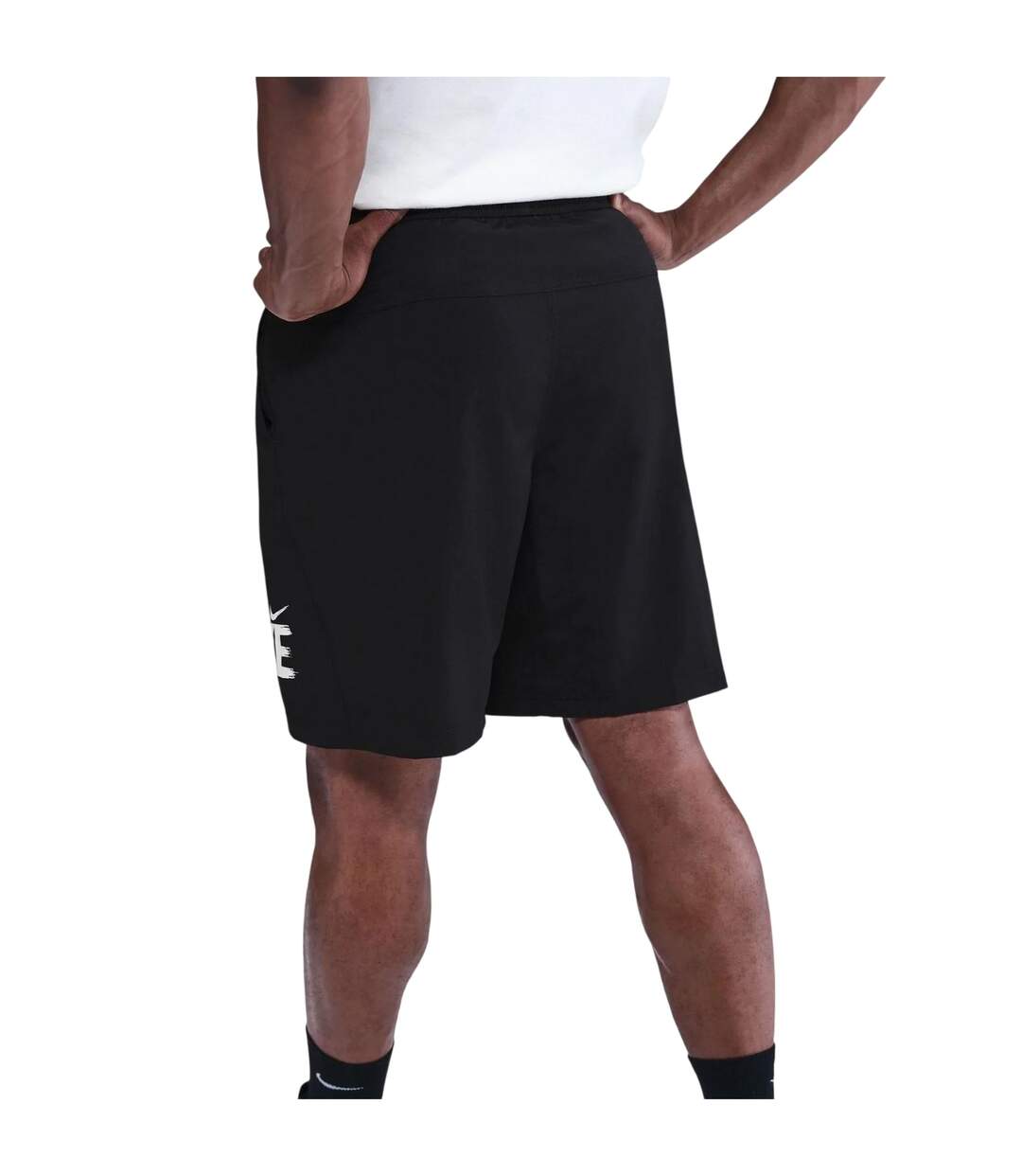 Mens Df Form Running Shorts Black White Nike-3
