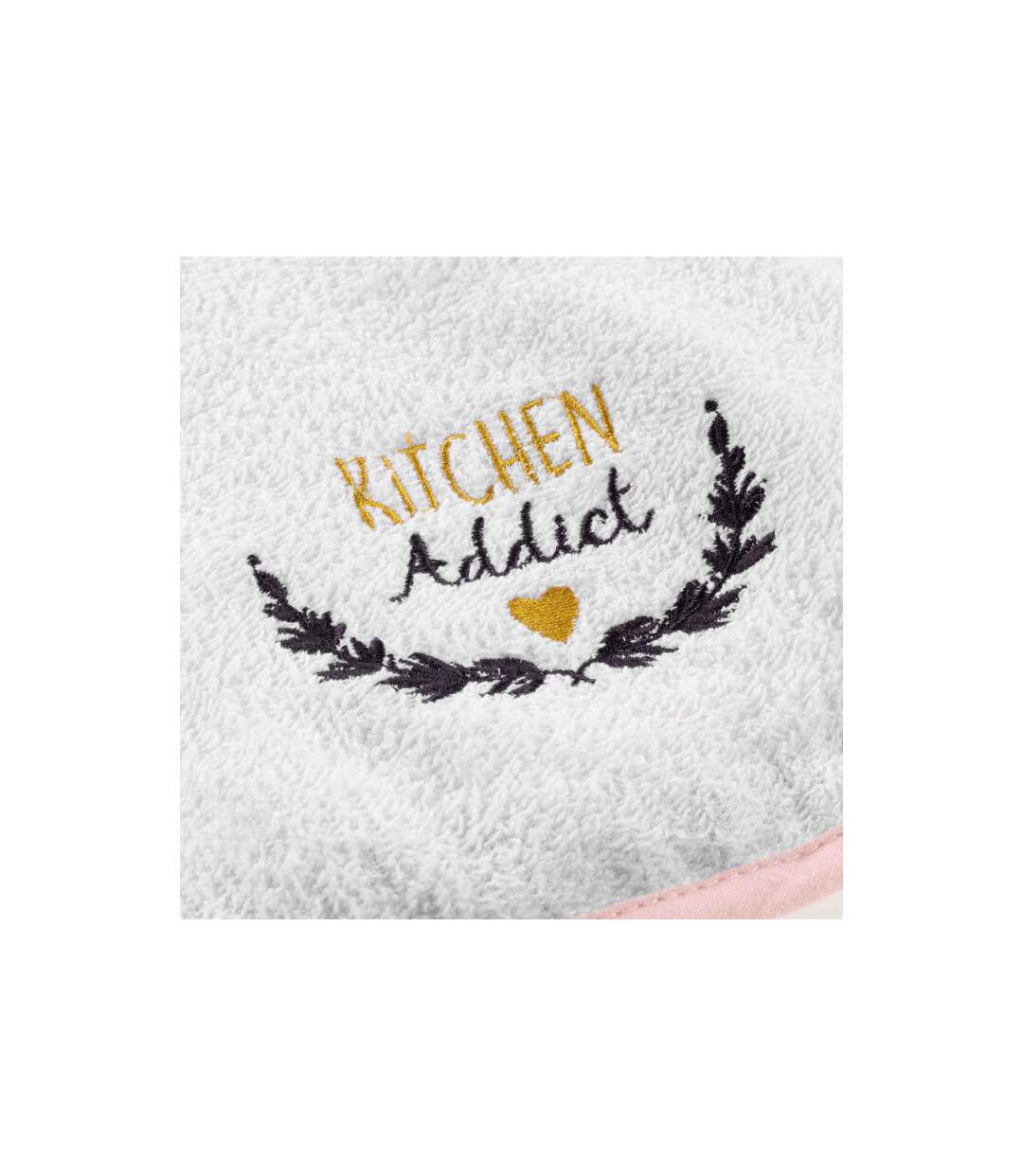 Essuie-Main Kitchen Addict 50x50cm Rose-2