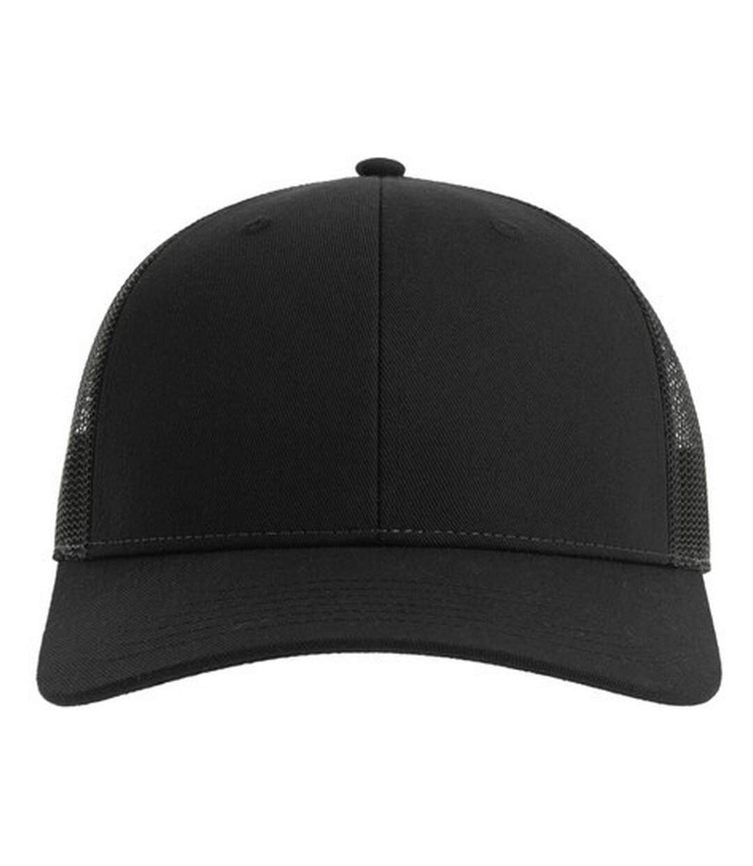 Unisex adult bryce 5 panel trucker cap black Atlantis-1
