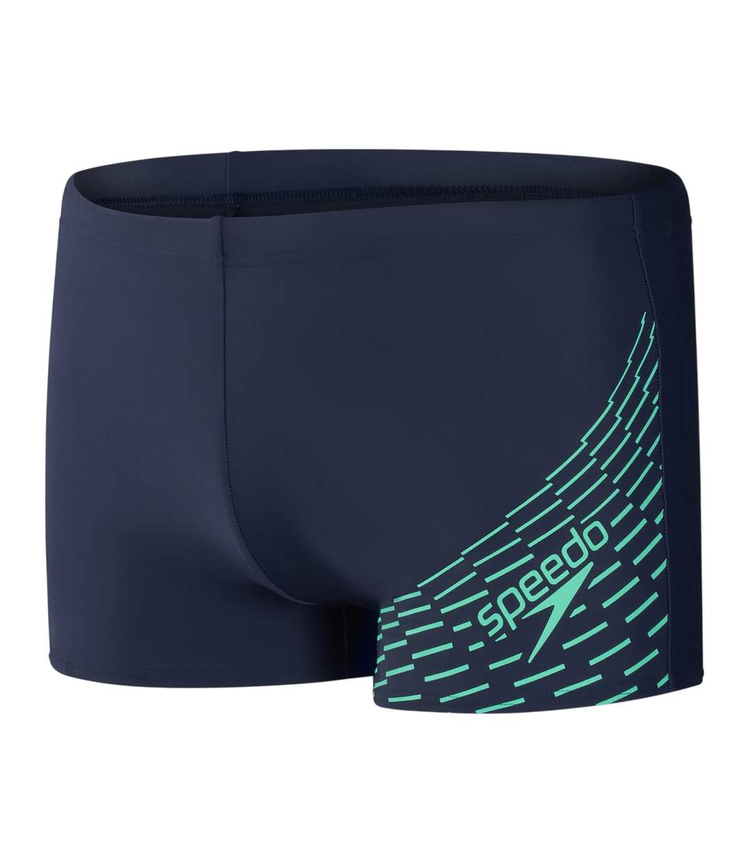 Short De Bain Motif/style À Rayures Medley Homme Bleu Marine Vert Imprimé Speedo-1