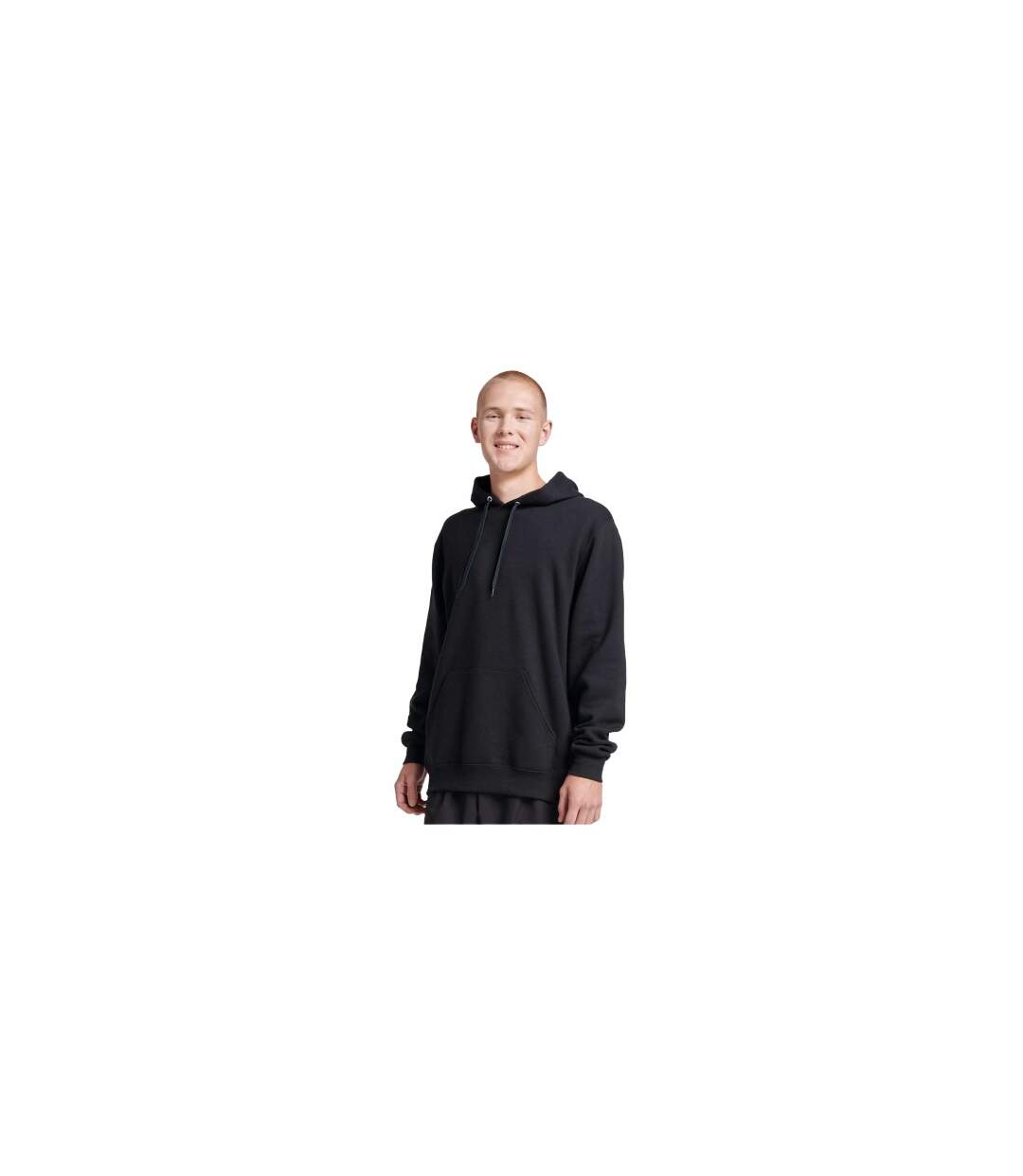 Unisex Adult Eco Premium Hoodie Black Ink Jerzees-1