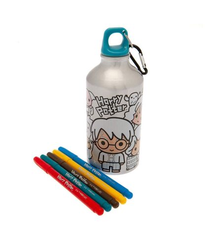 Harry Potter Customisable Water Bottle Set (Multicolored) (One Size) - UTBS3844