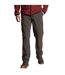Pantalon Uni À Taille Mi-haute Brisk Pro Homme Kaki Sombre Craghoppers-1