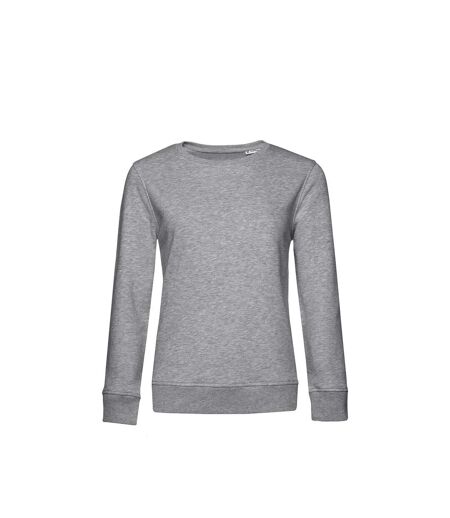B&C Womens/Ladies Organic Sweatshirt (Gray Heather) - UTBC4721