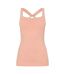 Womens/ladies Shala Tank Top Pink Puma-1