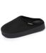 Isotoner Chaussons Mules femme à talon compensé de 3,5 cm, très confortables-1