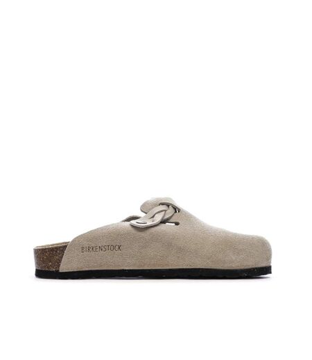 Sabot taupe femme birkenstock boston