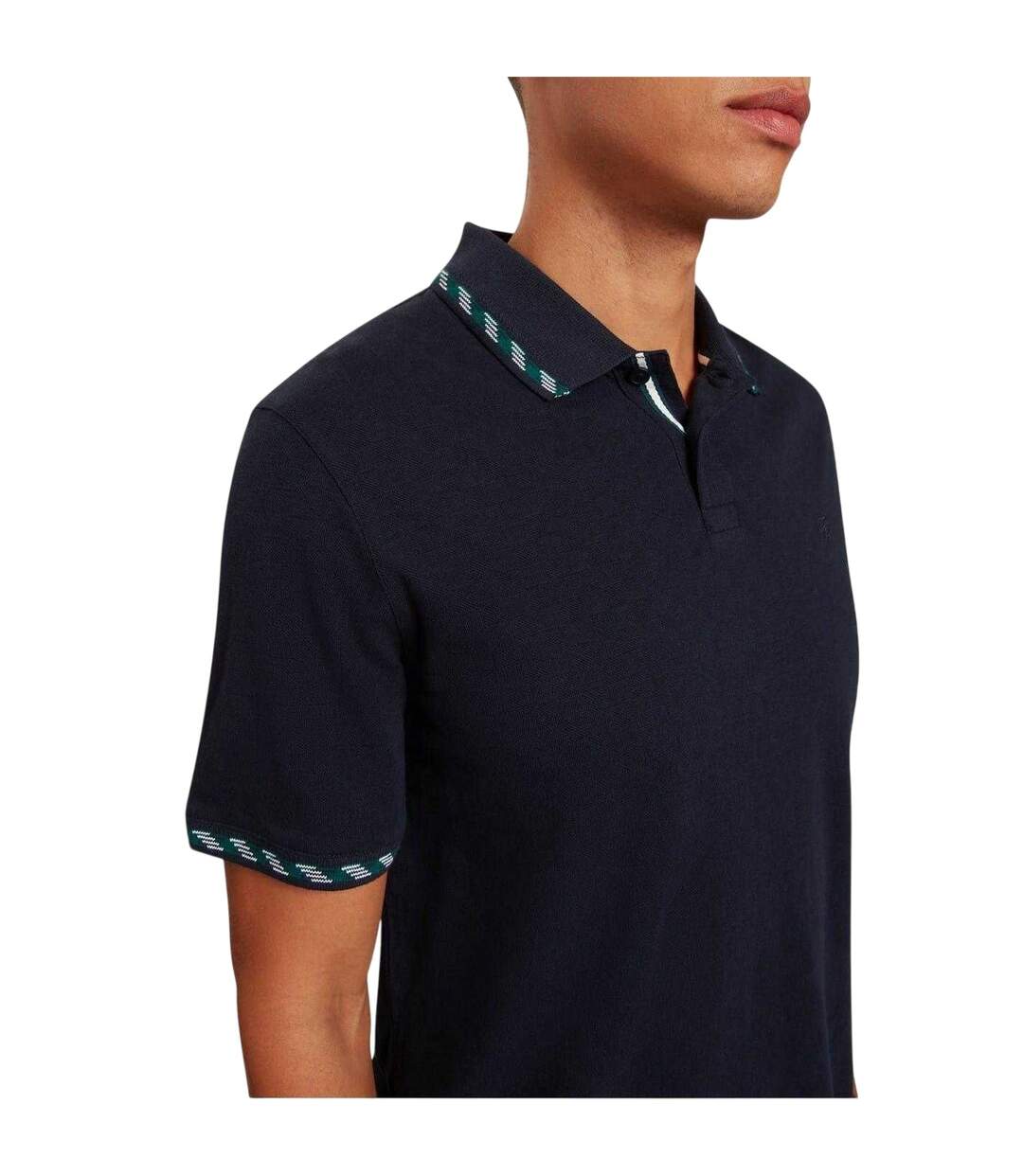 Polo Manches Courtes Homme Bleu Marine Ted Baker-4