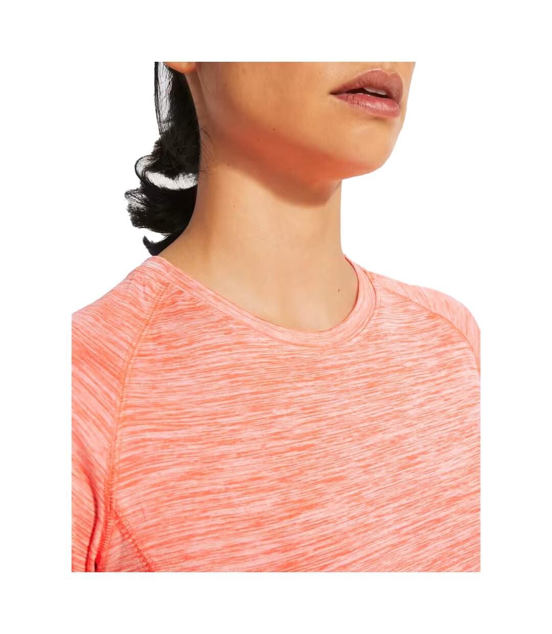 T-shirt Austin Femme Corail Fluo Chiné Roly-2