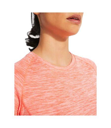 T-shirt Austin Femme Corail Fluo Chiné Roly