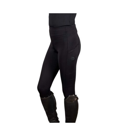 Pantalon D´équitation Style Scintillant Hamilton Femme Noir Coldstream