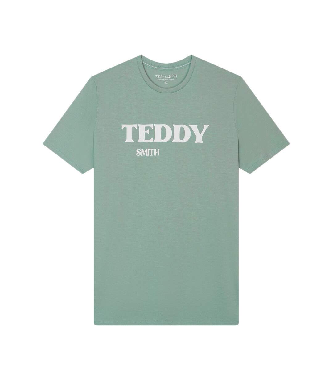 T-shirt Vert Homme Teddy Smith Finn