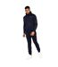 Mens Daprela Full Zip Hoodie Sky Captain Born Rich-1