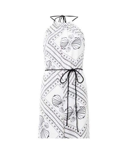 Combinaison Motif/style Géométrique Femme Blanc Noir French Connection