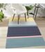 Tapis salon et chambre fait main en laine motif simple KOLIK